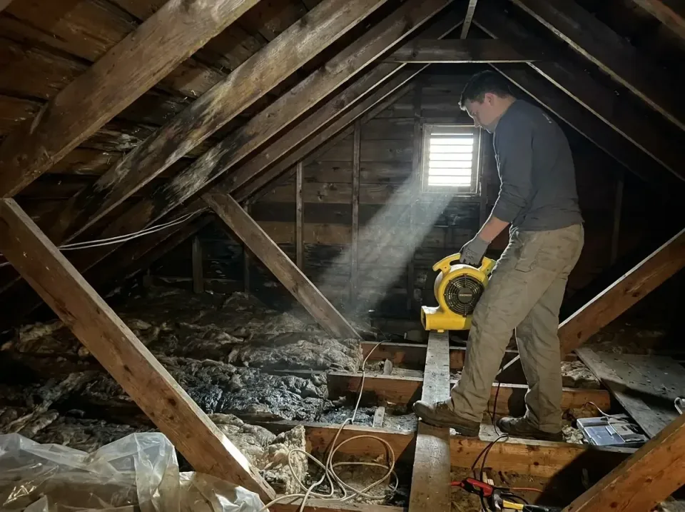 attic-water-damage-drying-proc-007 — frequently asked questions, Emergency Water Extraction & 24/7 Flood Response in West El…